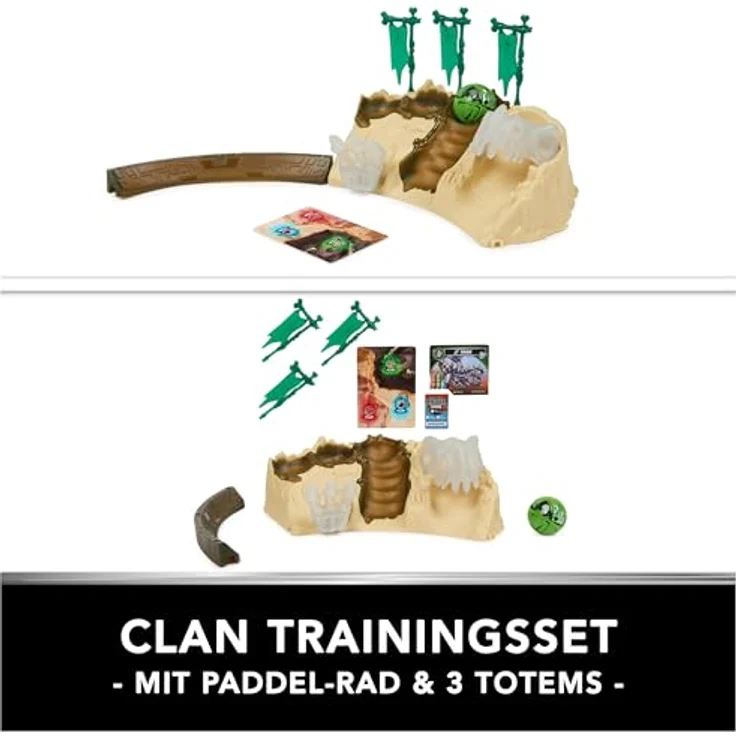 BAKUGAN Training Set mit Titanium Trox, Dino-Clan-Motiv, individualisierbare Actionfigur, Sammelkarten und Spielset für Jungen und Mädchen – Bild 2