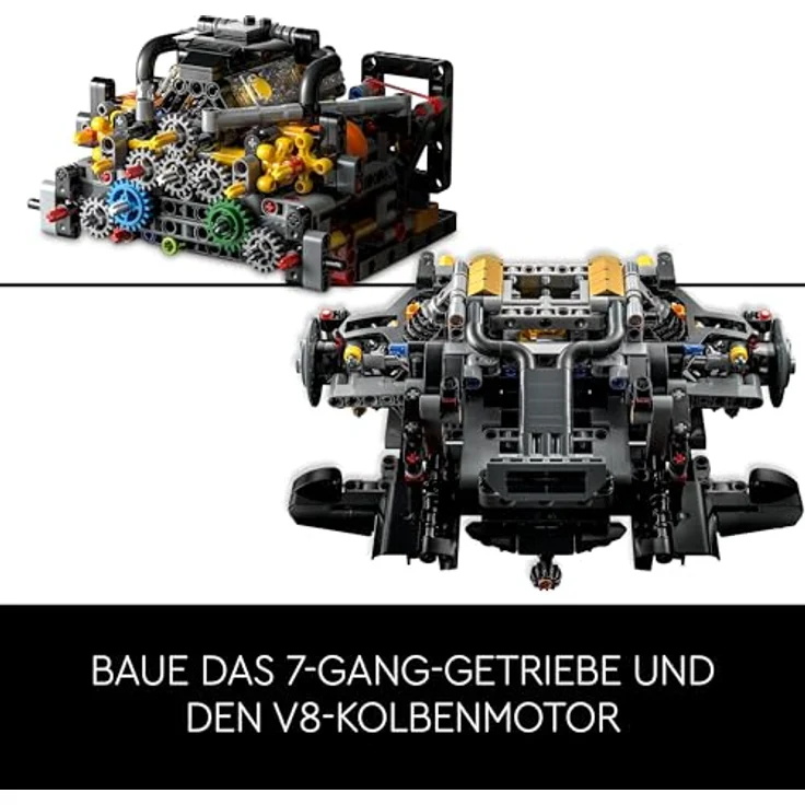 LEGO Technic McLaren P1, Modell-Auto 42172, für Erwachsene, Supersportwagen mit V8-Kolbenmotor und 7-Gang-Getriebe – Bild 3