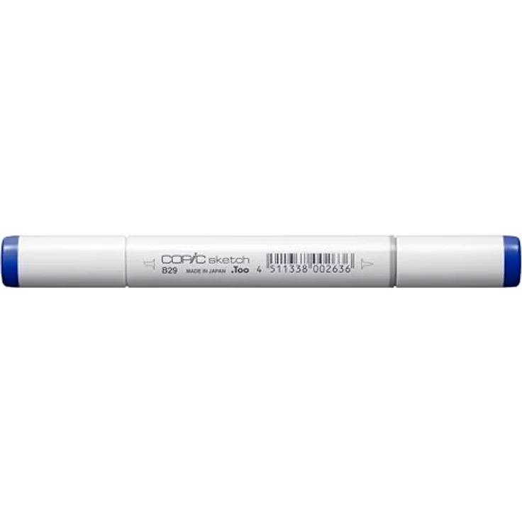 Copic Sketch Marker Typ B - 29, Ultramarine, professioneller Pinselmarker mit Super-Brush-Spitze und Medium-Broad-Spitze – Bild 3