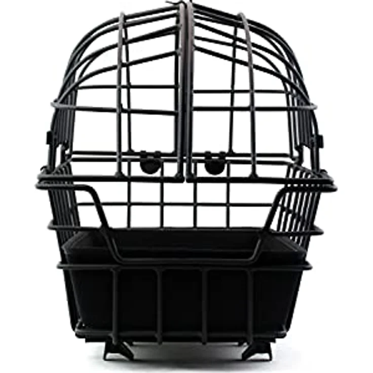 Hinterrad-Tierfahrradkorb Luna Alu, schwarz, 50x36x50cm m. Fix. -System – Bild 6
