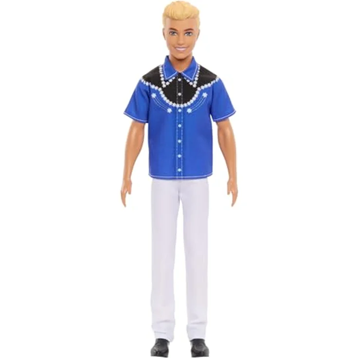 Barbie Anziehpuppe Ken Puppe blond Western Style Mattel Fashionistas 226 – Bild 3