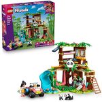 LEGO Friends 42648 Panda-Pflegestation, Spielset mit 2 Minifiguren und 3 Panda-Figuren, mehrfarbig, 243 Teile