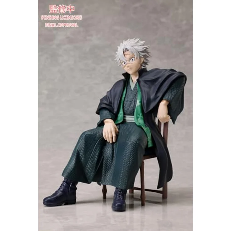 Aniplex Demon Slayer: Kimetsu no Yaiba Statue Sanemi Shinazugawa, detailreiche PVC-Figur, 16 cm, in bedruckter Fensterbox – Bild 3