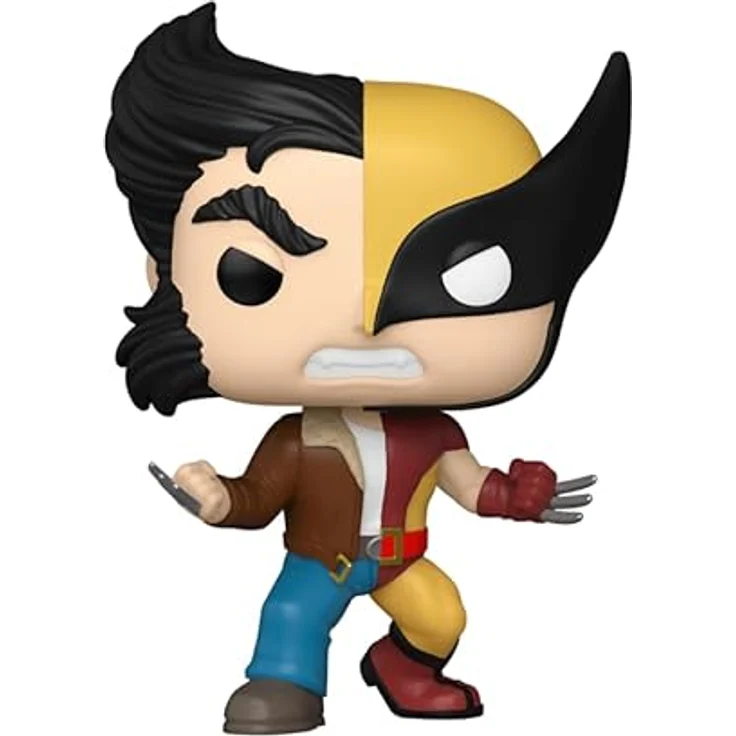 Funko Pop! Marvel: Split - Wolverine/Logan - Vinyl-Sammelfigur, 9,5 cm, Marvel Comics, Geschenkidee, Offizielle Handelswaren, Für Kinder und Erwachsene, Comic Books Fans - Funko – Bild 2