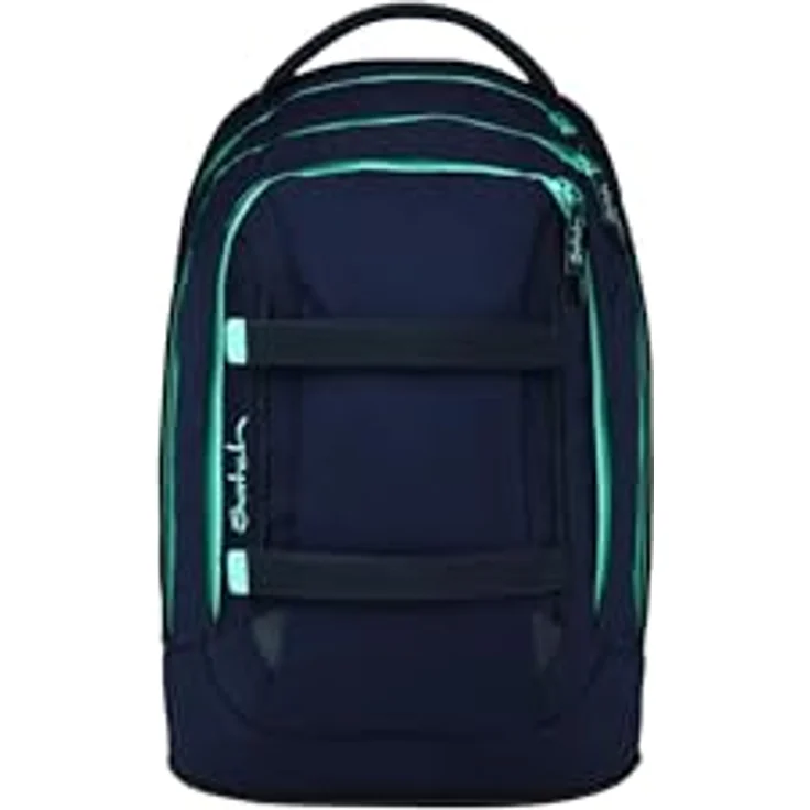Satch Pack Ergonomischer Schulrucksack 30L Stauraum, Ocean Mint - Blau, für ab 5. Klasse mit Organisationsfächern – Bild 1