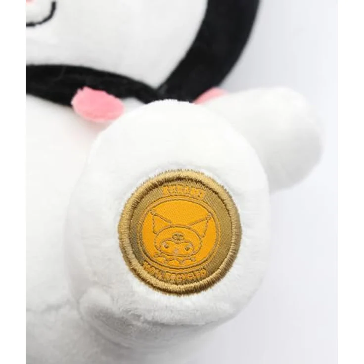 Joy Toy Sanrio Kuromi Plush, 24 cm, aus 100% recyceltem Material, schwarz-weiß, in wiederverwendbarem Kartontäschchen – Bild 5
