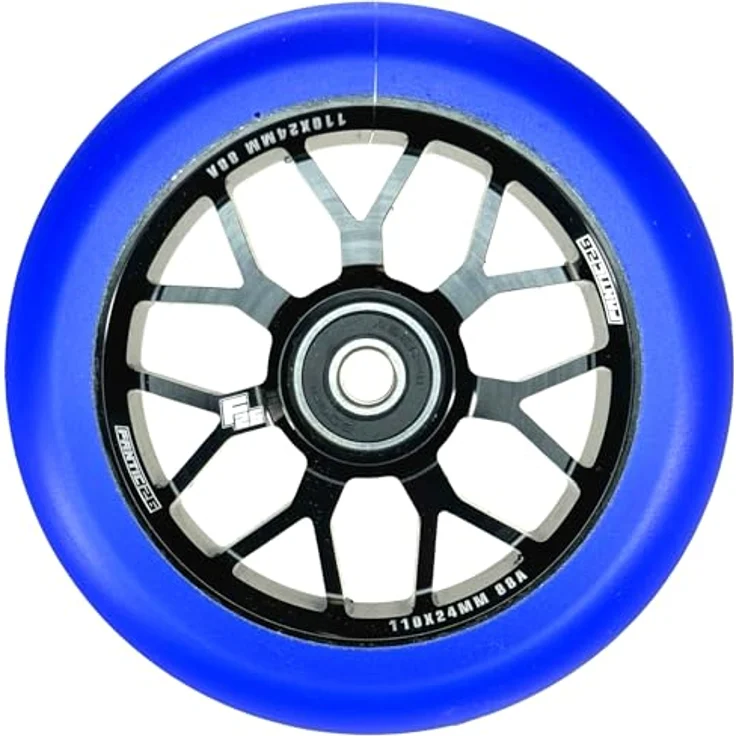 Fantic26 Stuntscooter Fantic26 Spy7 Stunt-Scooter Rolle 110mm Abec11 Aluminium 6061 Schwarz / Pu Blau – Bild 7