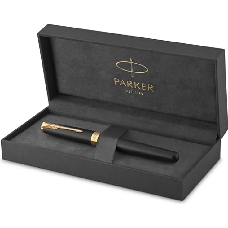 Parker Pen Sonnet, Schreibstift mit elegantem Design in Gold und Schwarz – Bild 1