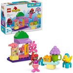 LEGO DUPLO, Disney Arielles und Fabius' Café-Kiosk, Kleine Meerjungfrau Spielzeug für Vorschulkinder ab 2 Jahren, Spielzeug-Café 10420, Lernspielzeug mit Obst und Speisen, bunt