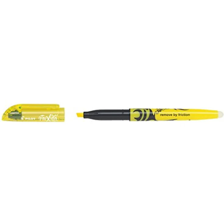 Pilot Frixion Textmarker 4er Packung, radierbar, grün, pink und 2x gelb - Maximierte Qualität, Fehlerhafte Markierung einfach wegreiben! – Bild 3