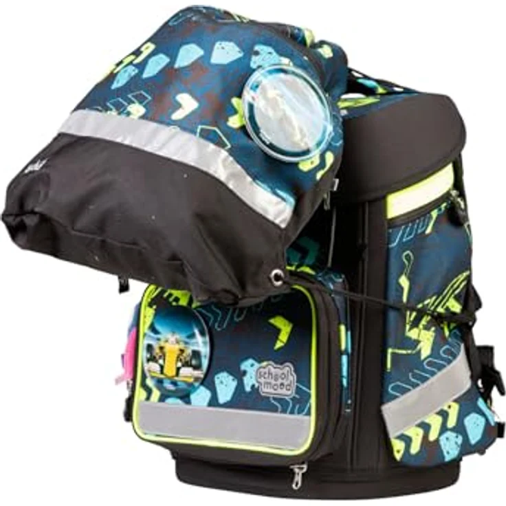 SCHOOL-MOOD® Schulranzen Champion Maxx Pro, Farbe Elias, ergonomisch und strapazierfähig – Bild 9