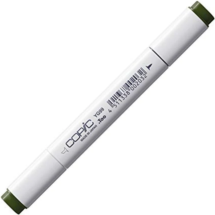 Copic Classic Marker Typ YG - 99, Marine Green, professioneller Layoutmarker mit dualer Spitze, schnelltrocknend – Bild 1