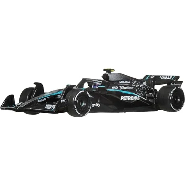 Hot Wheels F1 Racing Premium 2-Pack 1:64, Mercedes-AMG PETRONAS F1-Team, Die-Cast Rennwagen mit authentischen Lackierungen – Bild 7