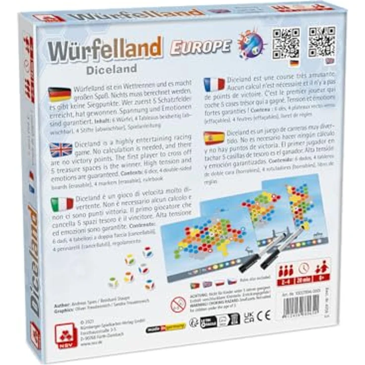 Würfelland/Diceland: Europe (international) - Preisvergleich – Bild 3