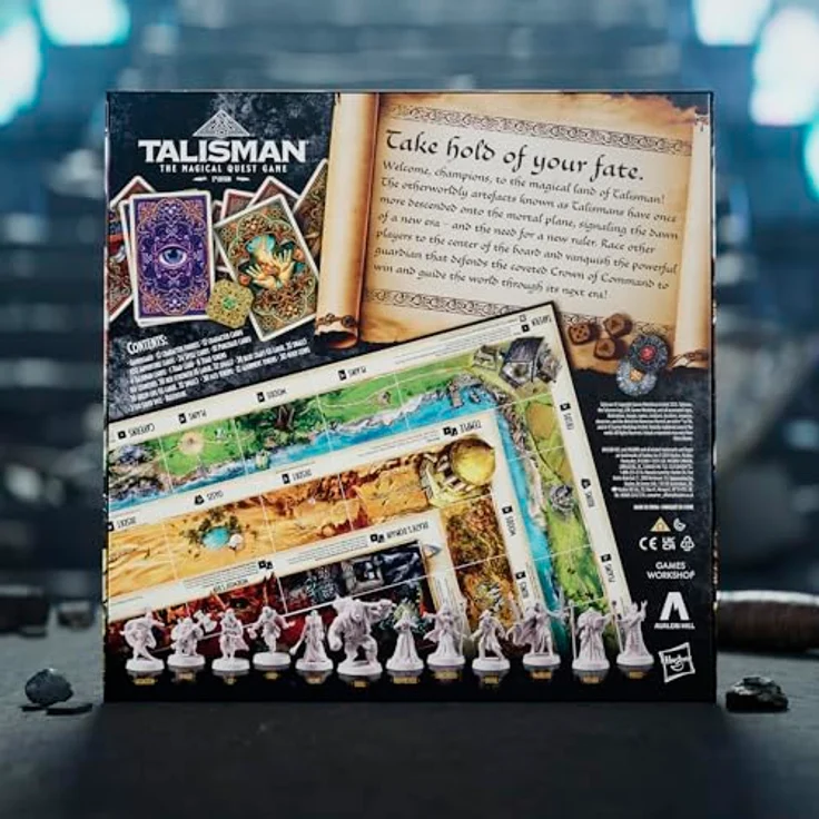 Hasbro Gaming Talisman: The Magical Quest Game, Brettspiel für 2-6 Spieler ab 12 Jahren mit 12 Charakteren und umfangreichen Abenteuerkarten – Bild 15