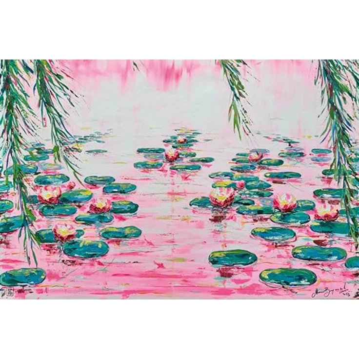 Ravensburger Puzzle 12001420 - Rosa Wasserlilien - 4000 Teile Puzzle für Erwachsene ab 14 Jahren, Blumen-Puzzle – Bild 2
