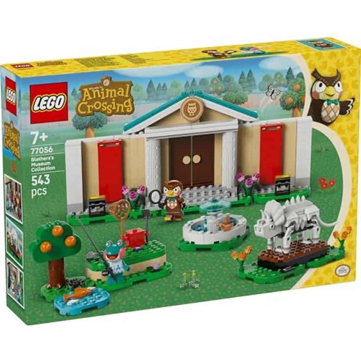 LEGO Animal Crossing Eugens Museumssammlung (77056), Bauset mit Minifiguren, Triceratops-Fossil und anpassbarem Museum, für Kinder ab 7 Jahren – Bild 3