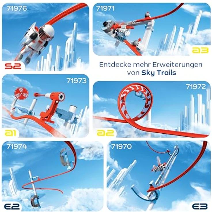 Sky Trails Construction Pack 71975, Konstruktionsspielzeug-Set für Kinder ab 7 Jahren, erweiterbar mit Starter Kit und robustem Kunststoff – Bild 5