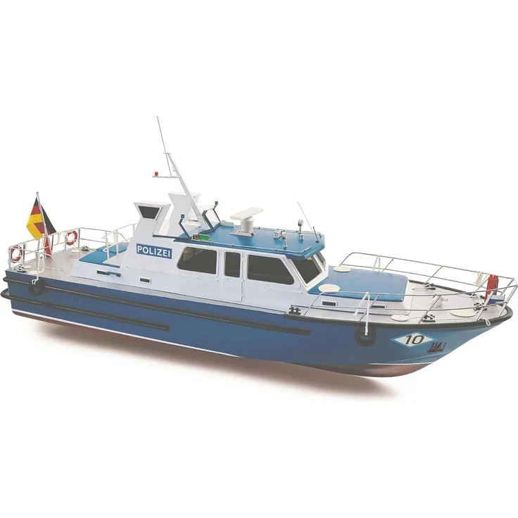 Billing Boats WSP10 Passau Polizeiboot, 15 m lang mit 300 PS MAN-Dieselmotoren und umfangreicher Ausrüstung
