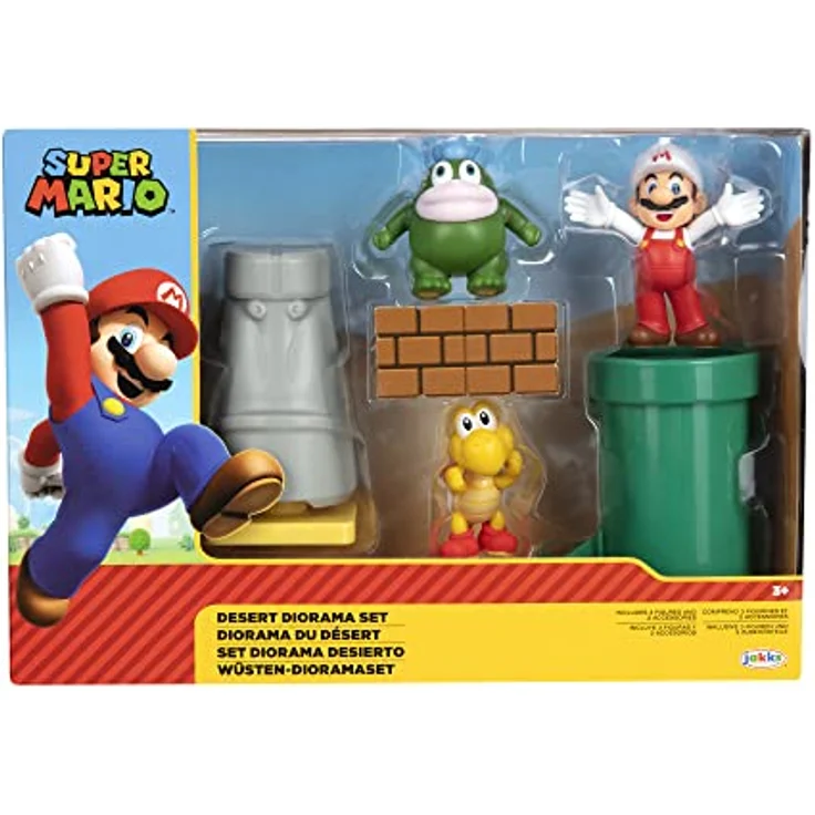 Jakks Super Mario 2. 5 Inch Diorama Desert Set – Bild 6