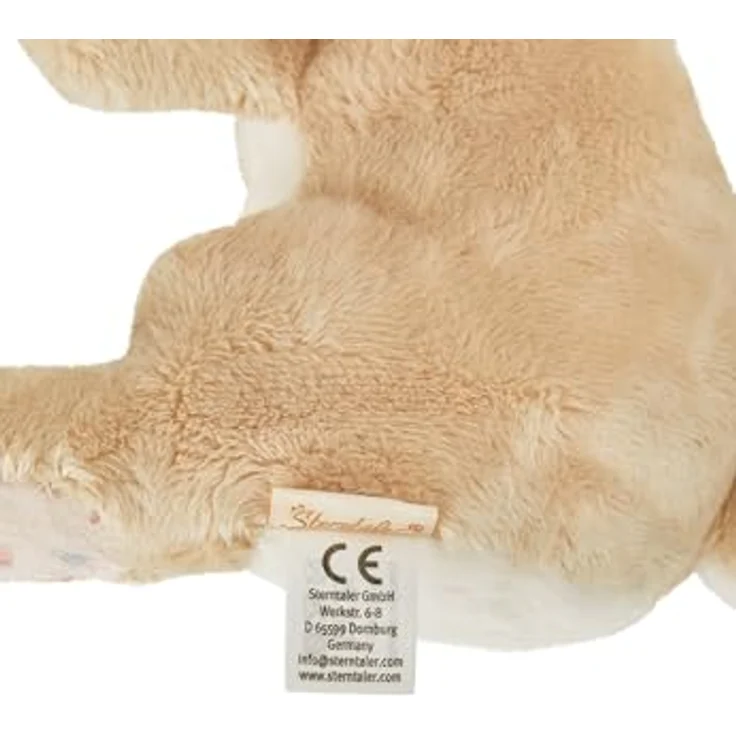 Sterntaler Kuscheltier L Hanni, Hase mit integrierter Rassel und weichem Polyester, waschbar bei 40 °C – Bild 6