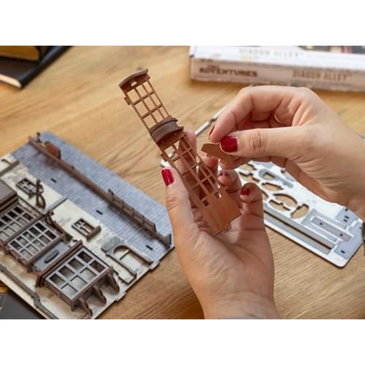 Revell Modellbausatz Tiny Adventures Diagon Alley Harry Potter 3D Miniaturhaus - Handgefertigtes Diorama für Sammler und Zauberei-Fans – Bild 4