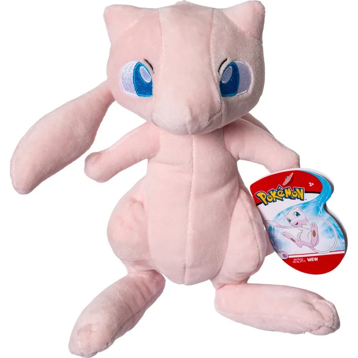 The Pokémon Company Kuscheltier Pokémon - Mew - Plüsch 20 cm (NEU & OVP), weiches und kuscheliges Pokémon Plüschtier, perfekt zum Kuscheln und Nachstellen von Lieblingsszenen