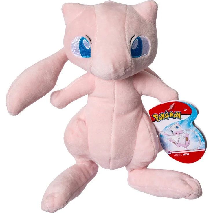 The Pokémon Company Kuscheltier Pokémon - Mew - Plüsch 20 cm (NEU & OVP), weiches und kuscheliges Pokémon Plüschtier, perfekt zum Kuscheln und Nachstellen von Lieblingsszenen