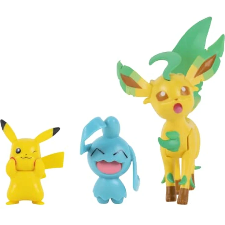 Pokémon Battle Figuren 3er Pack Pikachu Isso Folipurba – Bild 6