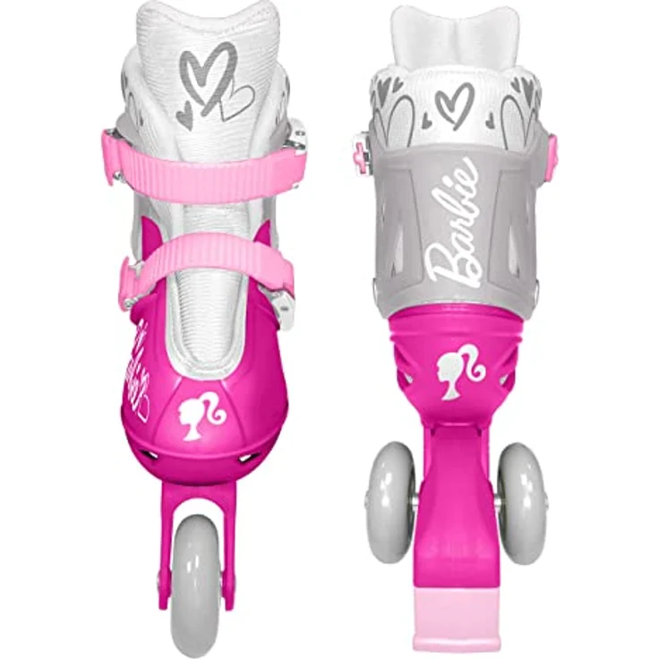 Stamp Rollers INLINES/TRISKATES Einstellbar 2 in 1 Barbie 27-30, verstellbare Größe, PVC Räder 60*24mm, pink - Preisvergleich – Bild 3