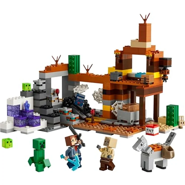 LEGO® Konstruktionsspielsteine Die Mine in den Badlands (21263), LEGO Minecraft, (538 St), Made in Europe – Bild 11