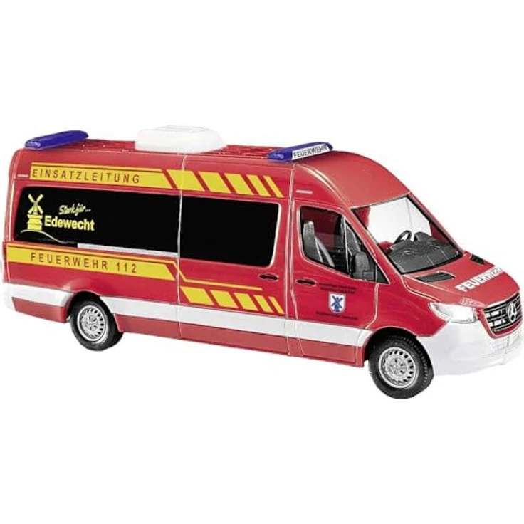 Busch 52617 H0 Modellfahrzeug Mercedes Benz Sprinter Feuerwehr Edewecht, Fertigmodell – Bild 2