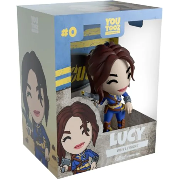 Youtooz Fallout Lucy 12,7 cm Figur, Sammlerstück aus der Amazon Original Serie mit blau-gelbem Overall