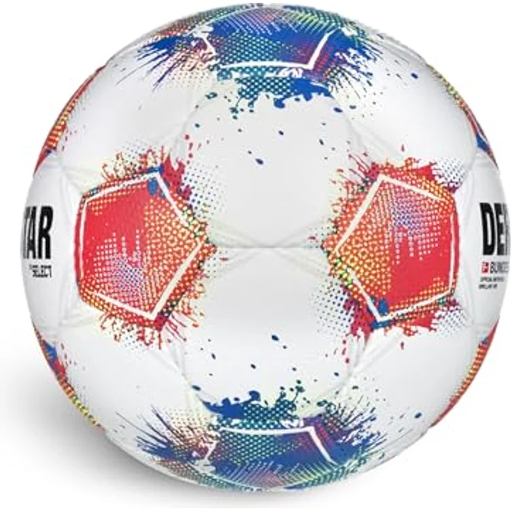 Derbystar Bundesliga Brillant APS v25, Handgenähter Wettspielball mit FIFA QUALITY PRO, 32 Panel Konstruktion, Null-Flügel-Blase aus Naturlatex – Bild 2