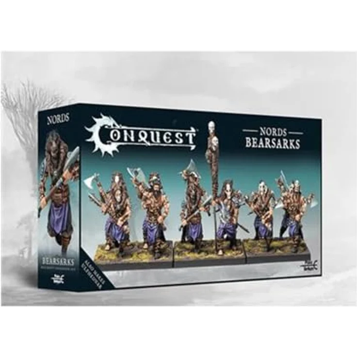 Para Bellum Wargames Nords: Bearsarks, Sammelfiguren der Elite Heavy Regiment mit hohen Cleave (2) Angriffen, brutaler Stärke und Frontlinienkompetenz – Bild 2