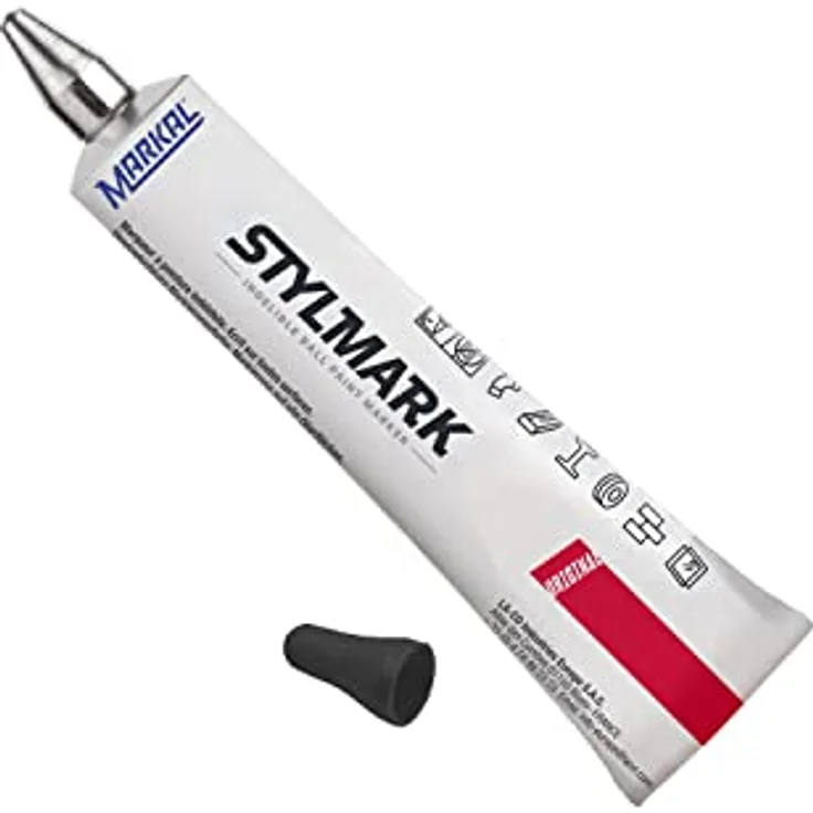 Markal 96655 Stylmark Marker, Spitze Kugelschreiber 3 mm aus Stahl, schwarz