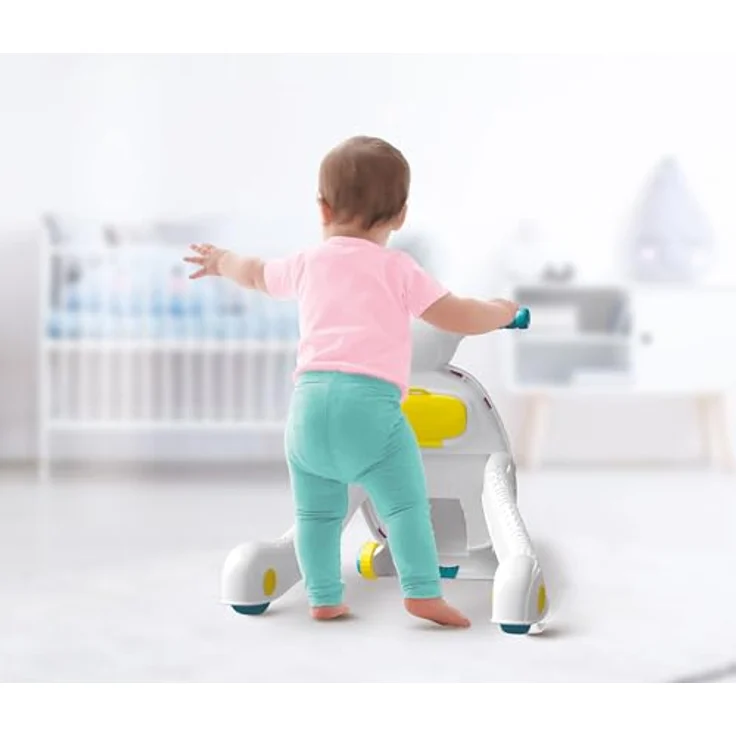 Clementoni Baby Valentina Scooterina Primi Passi 2 in 1 Aufsitzroller, Pink – Bild 7