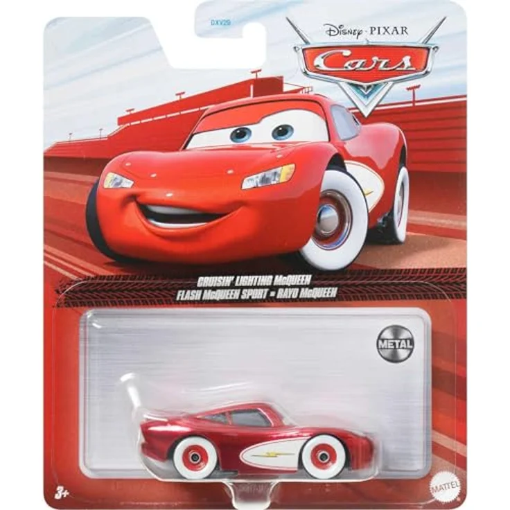 Disney Cars Cruisin Lightning McQueen GKB17, Spielzeug-Rennwagen im Maßstab 1:55 aus Druckguss für Kinder ab 3 Jahren – Bild 5
