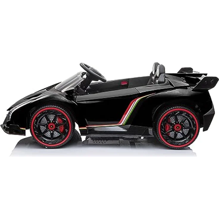 OTTO Elektro-Kinderauto Elektro Auto "Lamborghini Veneno 615B" - lizenziert - mit Ledersitz, EVA Reifen, Allradantrieb, Lambo Türen - Schwarz oder Weiss – Bild 5