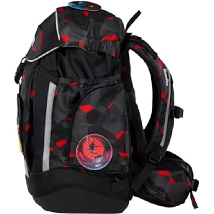 ergobag maxi set 6-teilig, ergonomischer Schulrucksack für Grundschule, verstellbar, grau, inkl. Sportrucksack und gefülltem Federmäppchen – Bild 3