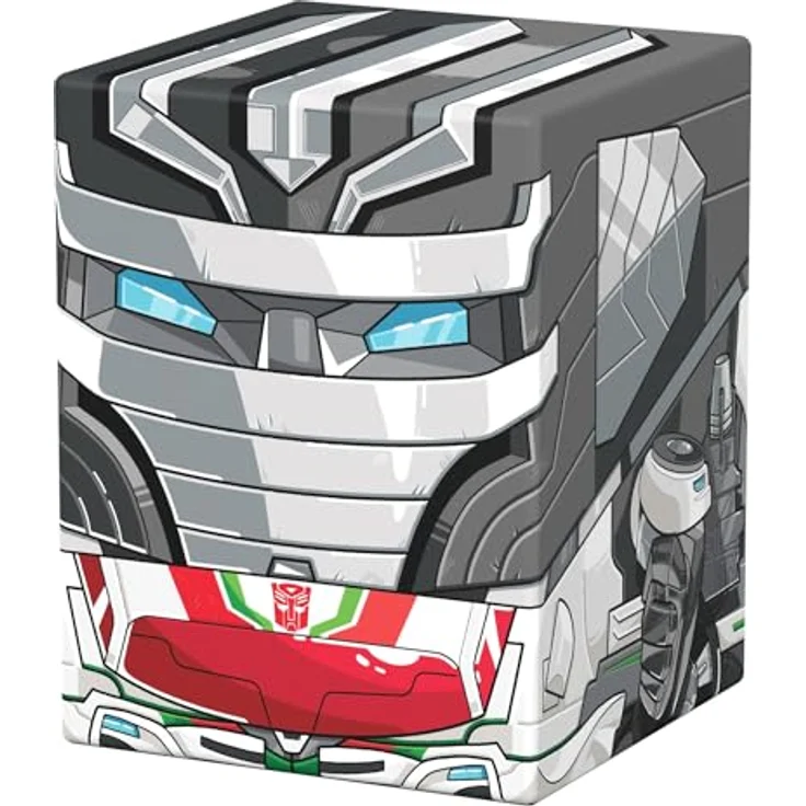Squaroes Squaroe Transformers TR003 Wheeljack, Deckbox für bis zu 100 doppelt gesleevte Karten, nachhaltig hergestellt mit attraktivem Design – Bild 2