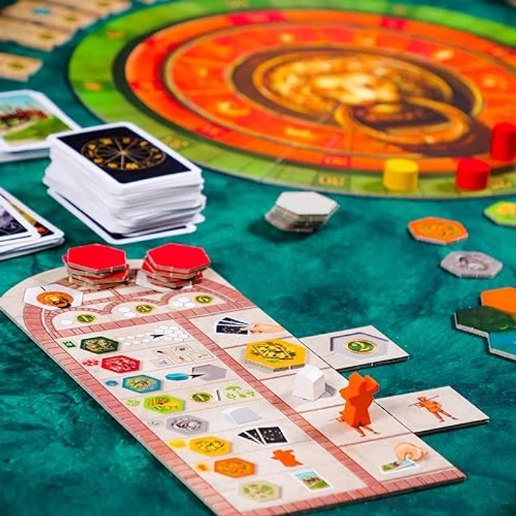 Ravensburger Spielverlag Alea - Gra strategiczna Zamki Toskanii 275281, Brettspiel für 2-4 Spieler, strategisches Spiel im 15. Jahrhundert mit 170 Spielsteinen und 150 Karten, ab 10 Jahren – Bild 7