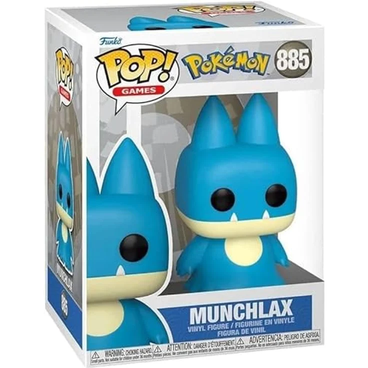 Funko POP! Games: Pokemon - Munchlax, 10 cm Sammelfigur – Bild 4