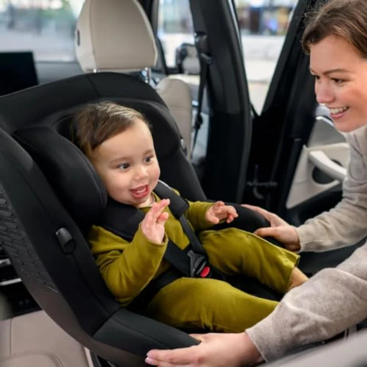 Maxi-Cosi Mica 360 S Comfort, Babyschale mit atmungsaktiven Stoffen, Autositz mit FlexiSpin-Drehung, ab 0 Monate bis 4 Jahre, mehrere Liegepositionen, G-CELL Seitenaufprallschutz – Bild 11