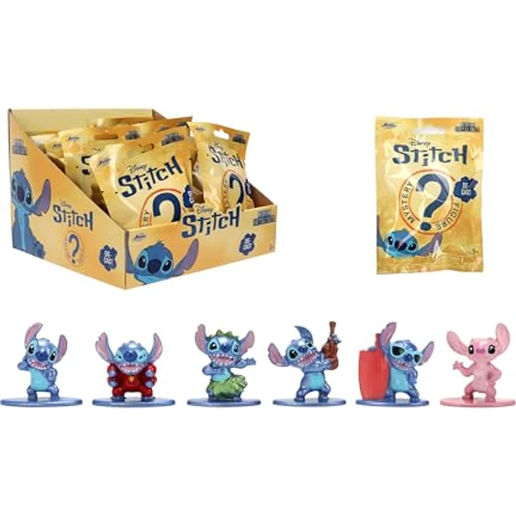 Jada Toys Disney Stitch Figur, 1x Mystery Figure im Blind Pack, Nano-Metallfigur 4 cm, Lilo & Stitch, Welle 3, für Kids ab 8 Jahren – Bild 1