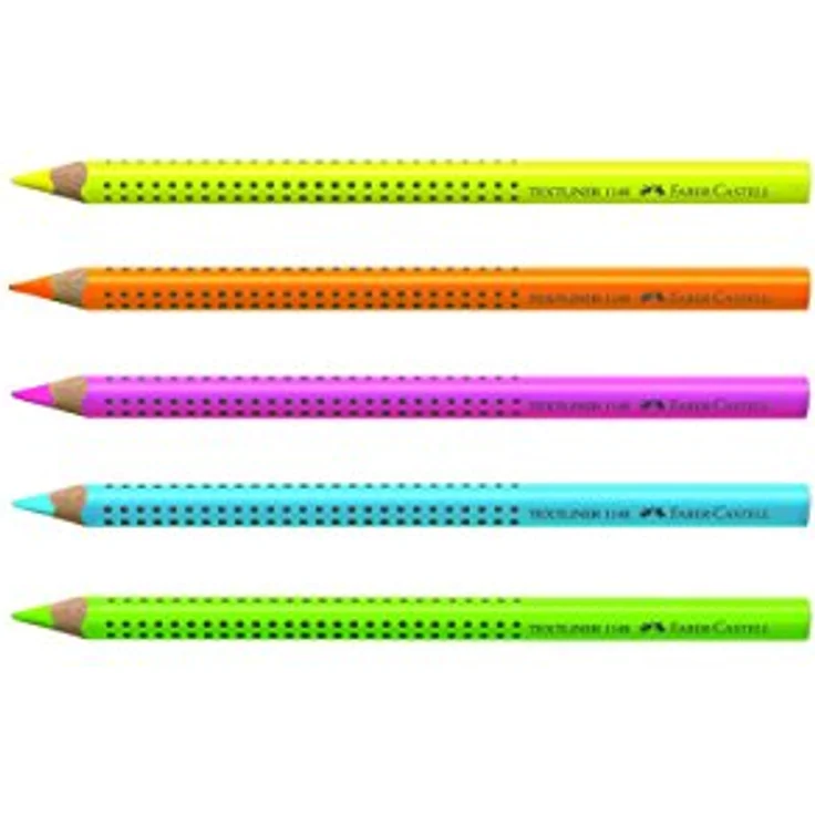 Faber-Castell 114807 - Textmarker Jumbo Grip Neon Textliner, gelb – Bild 2