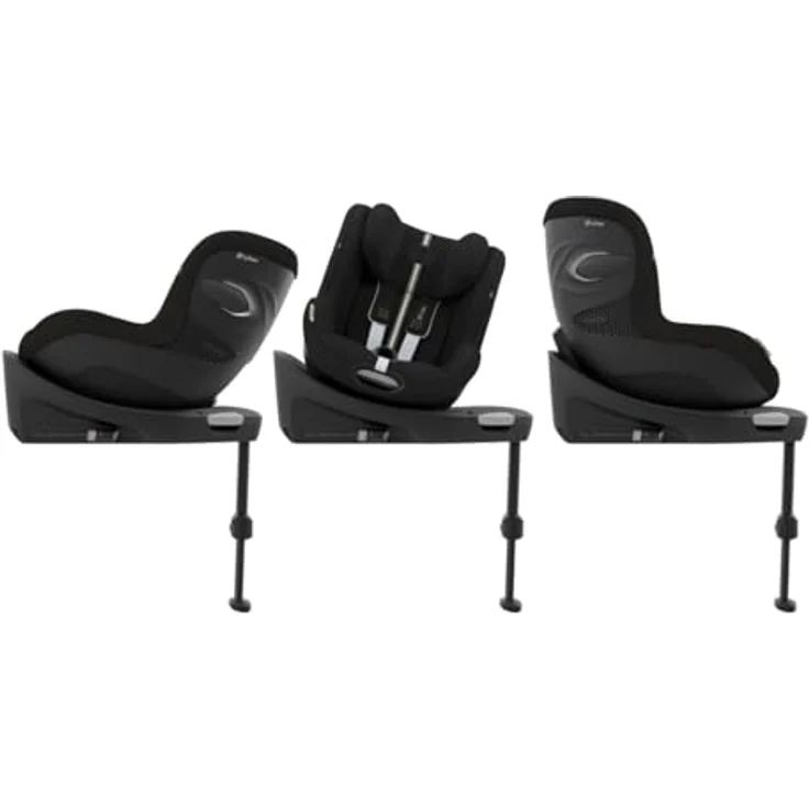 Cybex Sirona G i-Size Plus, Reboard Kindersitz mit 360°-Drehmechanismus, Moon Black – Bild 10