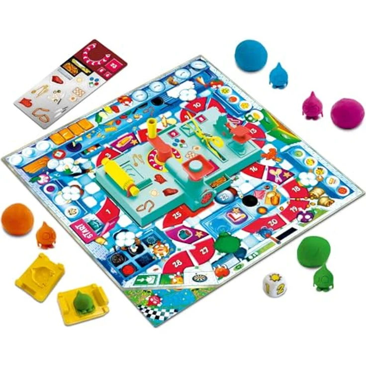 Craze Kitchen Escape, Brettspiel mit Gemüsefiguren aus Knete und Fallen auf dem Spielbrett – Bild 2