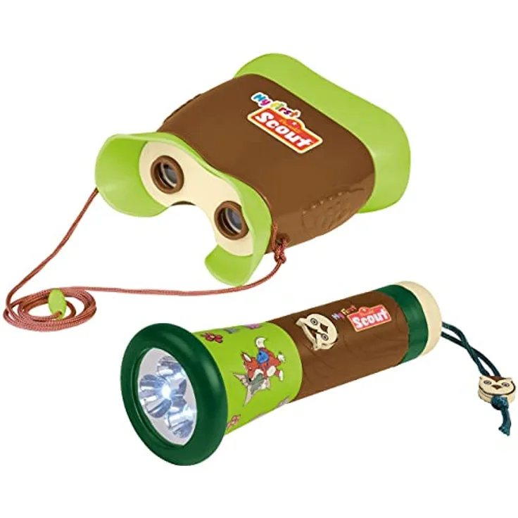 SCOUT My First Scout Fernglas und Taschenlampe, Entdeckerspielzeug