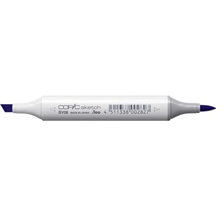 Copic COPIC Sketch Marker Typ BV-08, Blue Violet, professioneller Pinselmarker mit Super-Brush- und Medium-Broad-Spitze – Bild 3